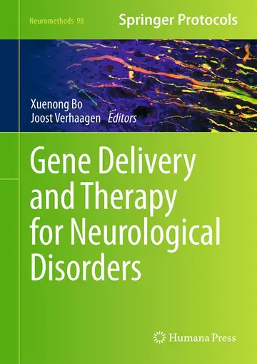 Cover of Gene Delivery and Therapy for Neurological Disorders