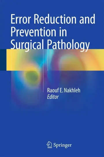 Cover of Error Reduction and Prevention in Surgical Pathology