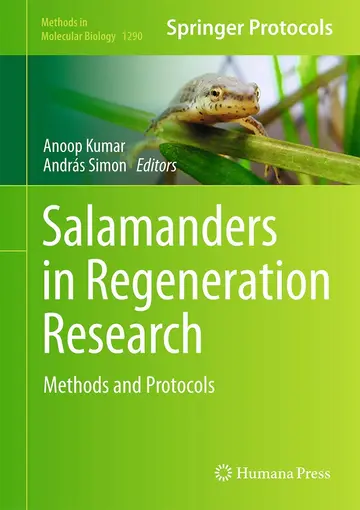 Cover of Salamanders in Regeneration Research