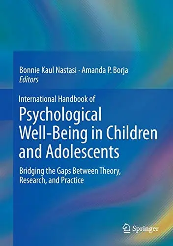 Cover of International Handbook of Psychological Well-Being in Children and Adolescents