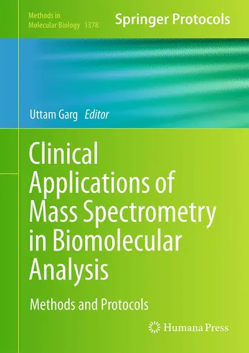 Cover of Clinical Applications of Mass Spectrometry in Biomolecular Analysis