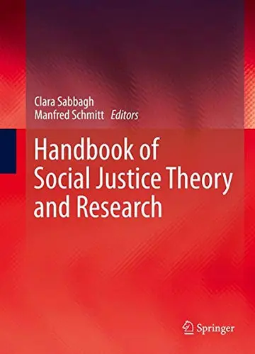 Cover of Handbook of Social Justice Theory and Research