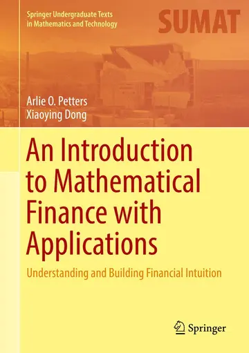 Cover of An Introduction to Mathematical Finance with Applications
