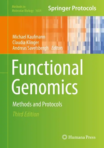 Cover of Functional Genomics Methods and Protocols 3Ed