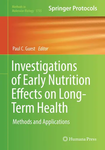 Cover of Investigations of Early Nutrition Effects on Long-Term Health