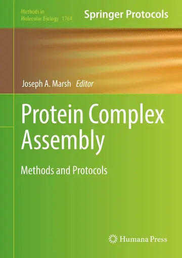 Cover of Protein Complex Assembly