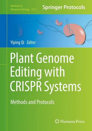 Cover of Plant Genome Editing with Crispr Systems