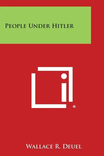 Cover of People Under Hitler