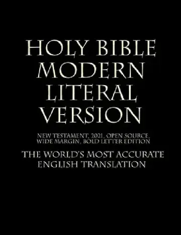 Cover of Holy Bible - Modern Literal Version