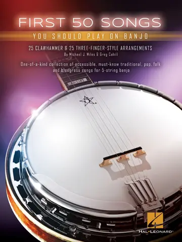 Cover of First 50 Songs You Should Play on Banjo
