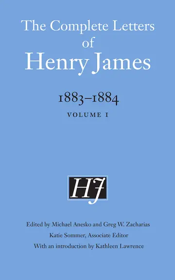 Cover of The Complete Letters of Henry James, 1883–1884