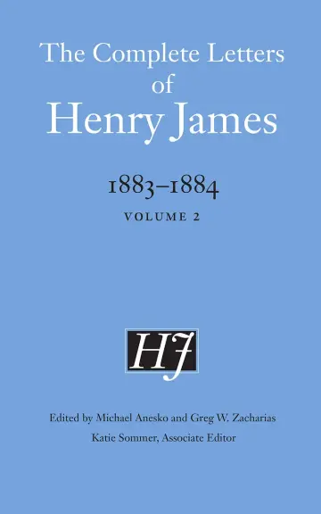 Cover of The Complete Letters of Henry James, 1883–1884