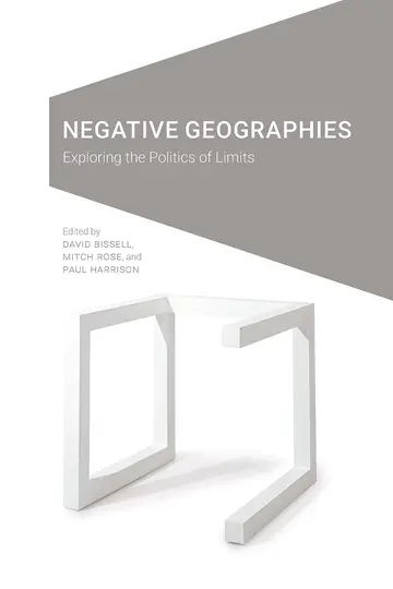 Cover of Negative Geographies
