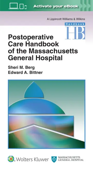 Cover of Postoperative Care Handbook of the Massachusetts General Hospital (Pb 2018)