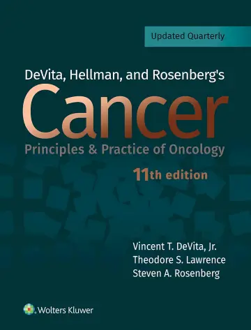 Cover of Devita Hellman and Rosenbergs Cancer Principles and Practice of Oncology 11Ed