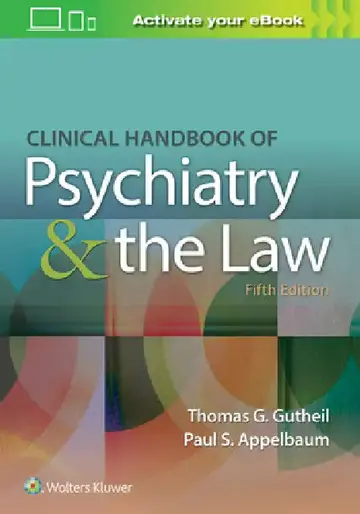 Cover of Clinical Handbook of Psychiatry and the Law