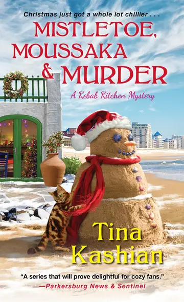 Cover of Mistletoe, Moussaka, and Murder
