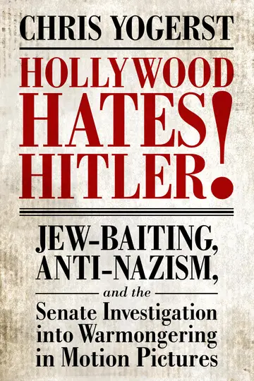 Cover of Hollywood Hates Hitler