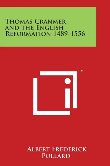Cover of Thomas Cranmer and the English Reformation 1489-1556
