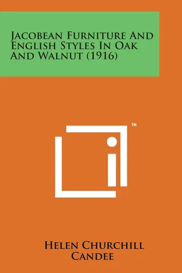 Cover of Jacobean Furniture and English Styles in Oak and Walnut