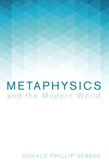 Cover of Metaphysics and the Modern World