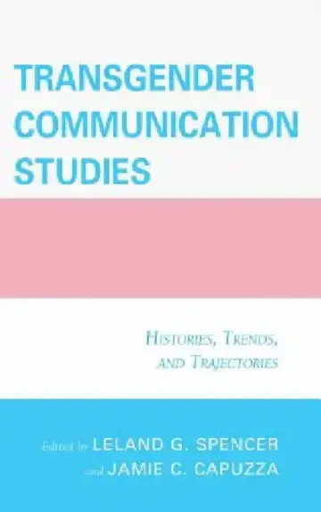 Cover of Transgender Communication Studies
