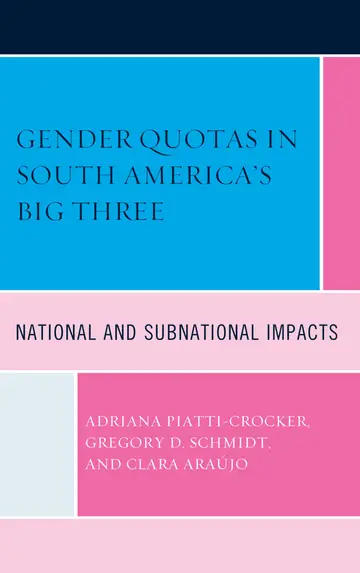 Cover of Gender Quotas in South America's Big Three