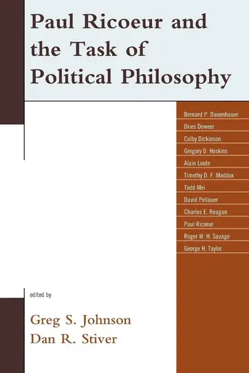 Cover of Paul Ricoeur and the Task of Political Philosophy