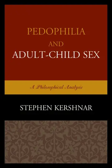 Cover of Pedophilia and Adult-Child Sex