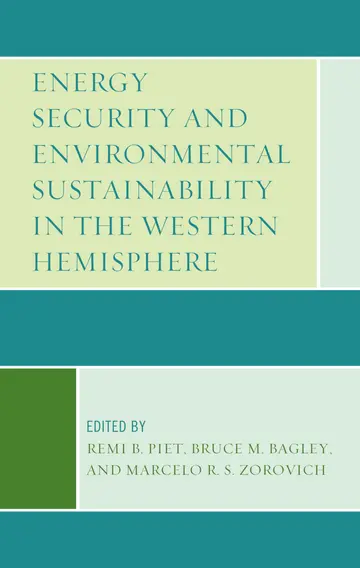 Cover of Energy Security and Environmental Sustainability in the Western Hemisphere