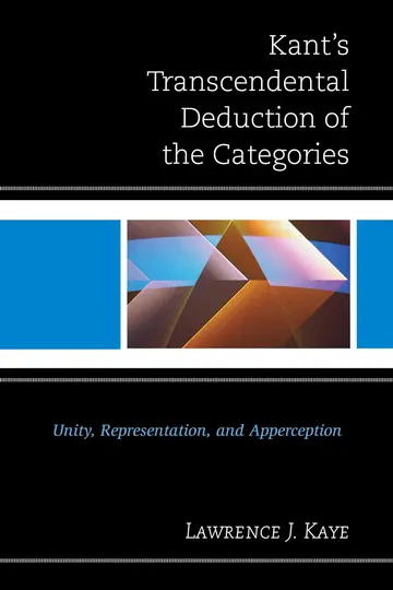 Cover of Kant's Transcendental Deduction of the Categories