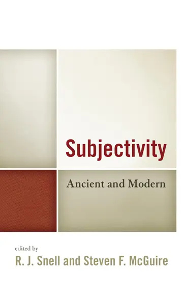 Cover of Subjectivity