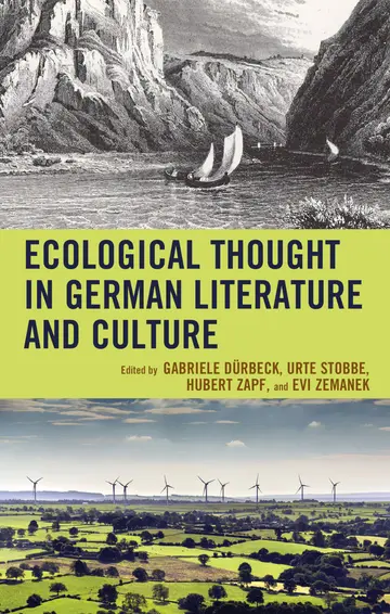 Cover of Ecological Thought in German Literature and Culture