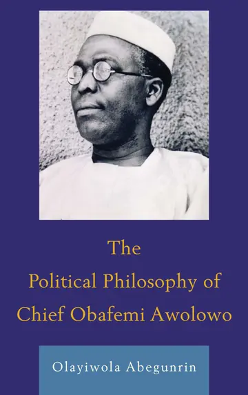 Cover of The Political Philosophy of Chief Obafemi Awolowo