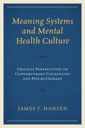 Cover of Meaning Systems and Mental Health Culture