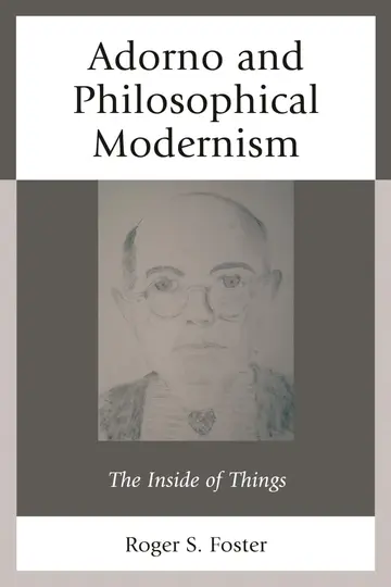 Cover of Adorno and Philosophical Modernism