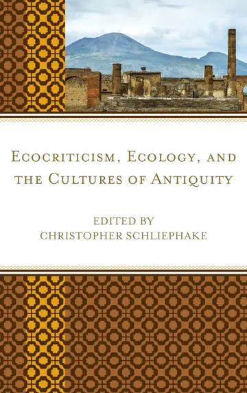 Cover of Ecocriticism, Ecology, and the Cultures of Antiquity
