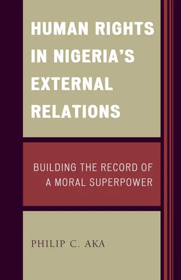 Cover of Human Rights in Nigeria's External Relations