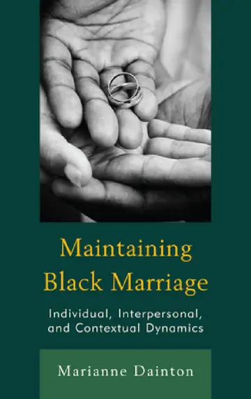 Cover of Maintaining Black Marriage