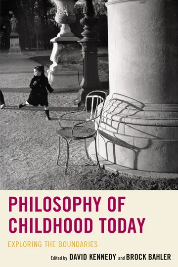 Cover of Philosophy of Childhood Today