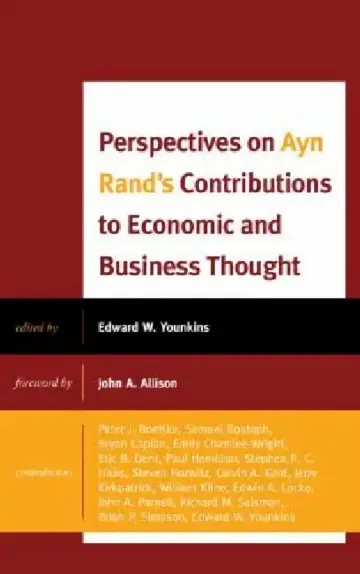 Cover of Perspectives on Ayn Rand's Contributions to Economic and Business Thought