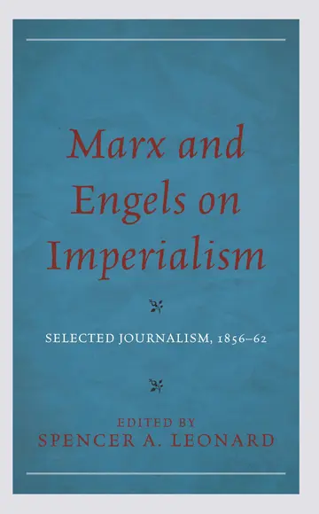 Cover of Marx and Engels on Imperialism