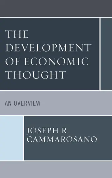 Cover of The Development of Economic Thought