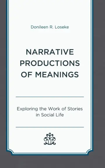 Cover of Narrative Productions of Meanings