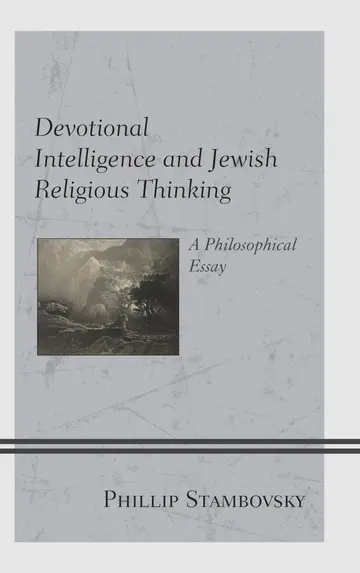 Cover of Devotional Intelligence and Jewish Religious Thinking
