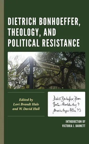 Cover of Dietrich Bonhoeffer, Theology, and Political Resistance