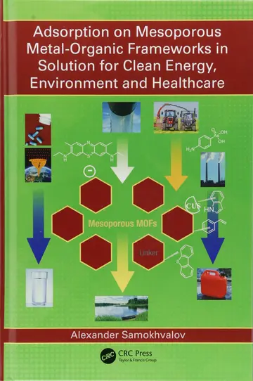 Cover of Adsorption on Mesoporous Metal-Organic Frameworks in Solution for Clean Energy, Environment, and Healthcare