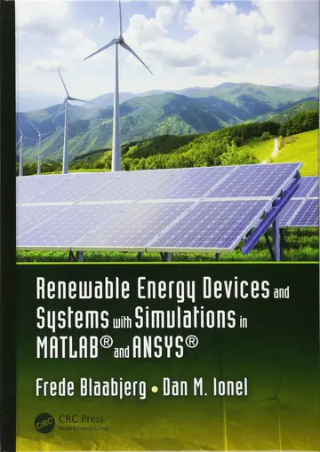 Cover of Renewable Energy Devices and Systems with Simulations in MATLAB and ANSYS