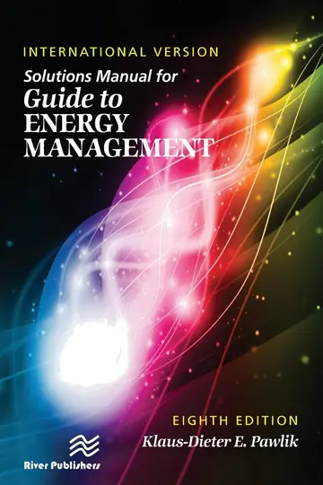 Cover of Solutions Manual for Guide to Energy Management, International Version, Eighth Edition