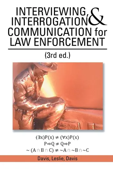 Cover of INTERVIEWING, INTERROGATION & COMMUNICATION for LAW ENFORCEMENT